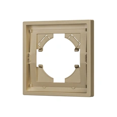 Изображение Рамка 1 пост пластиковая Arlight TENDO, золото светлое soft-touch 054643